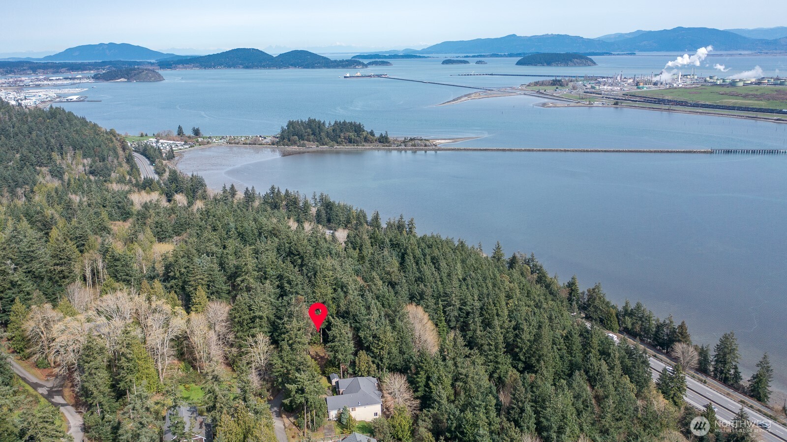 11711 Hummingbird Lane Anacortes, WA 98221 - Photo 4 of 14 a view of lake with mountain