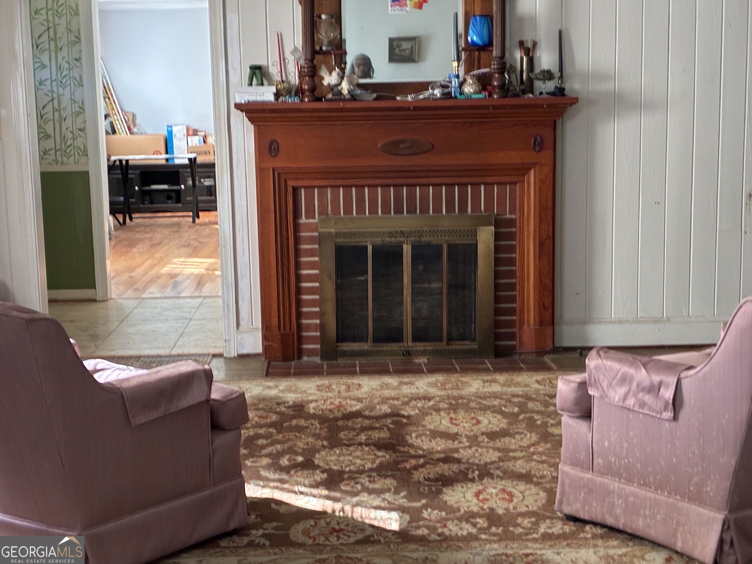 602 North Street Fort Valley, GA 31030 - Photo 17 of 40 a living room with furniture window and fireplace