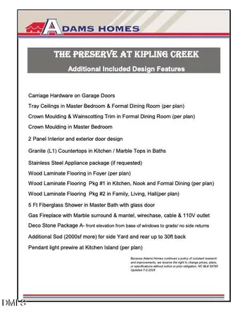 $440,750 | 39 Northwood Drive, Fuquay-Varina, NC 27526