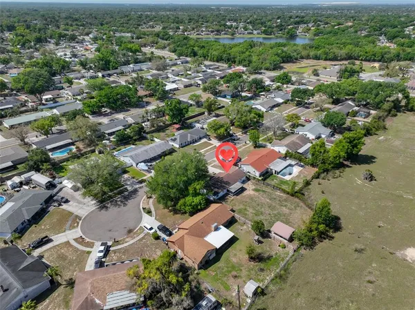 an aerial view of a city with lots of residential buildings