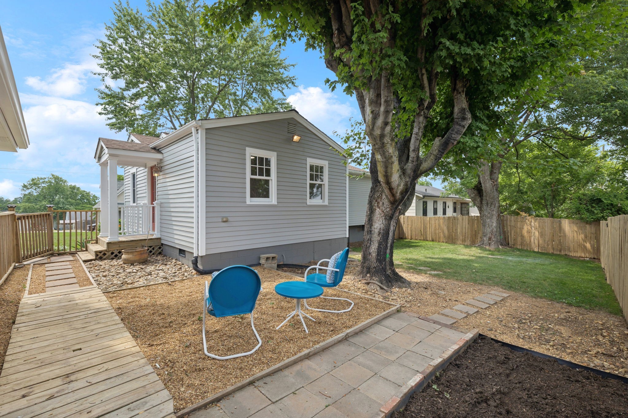 405 Lawrence Street Old Hickory, TN 37138 - Photo 35 of 52 a view of a house with backyard and a tree