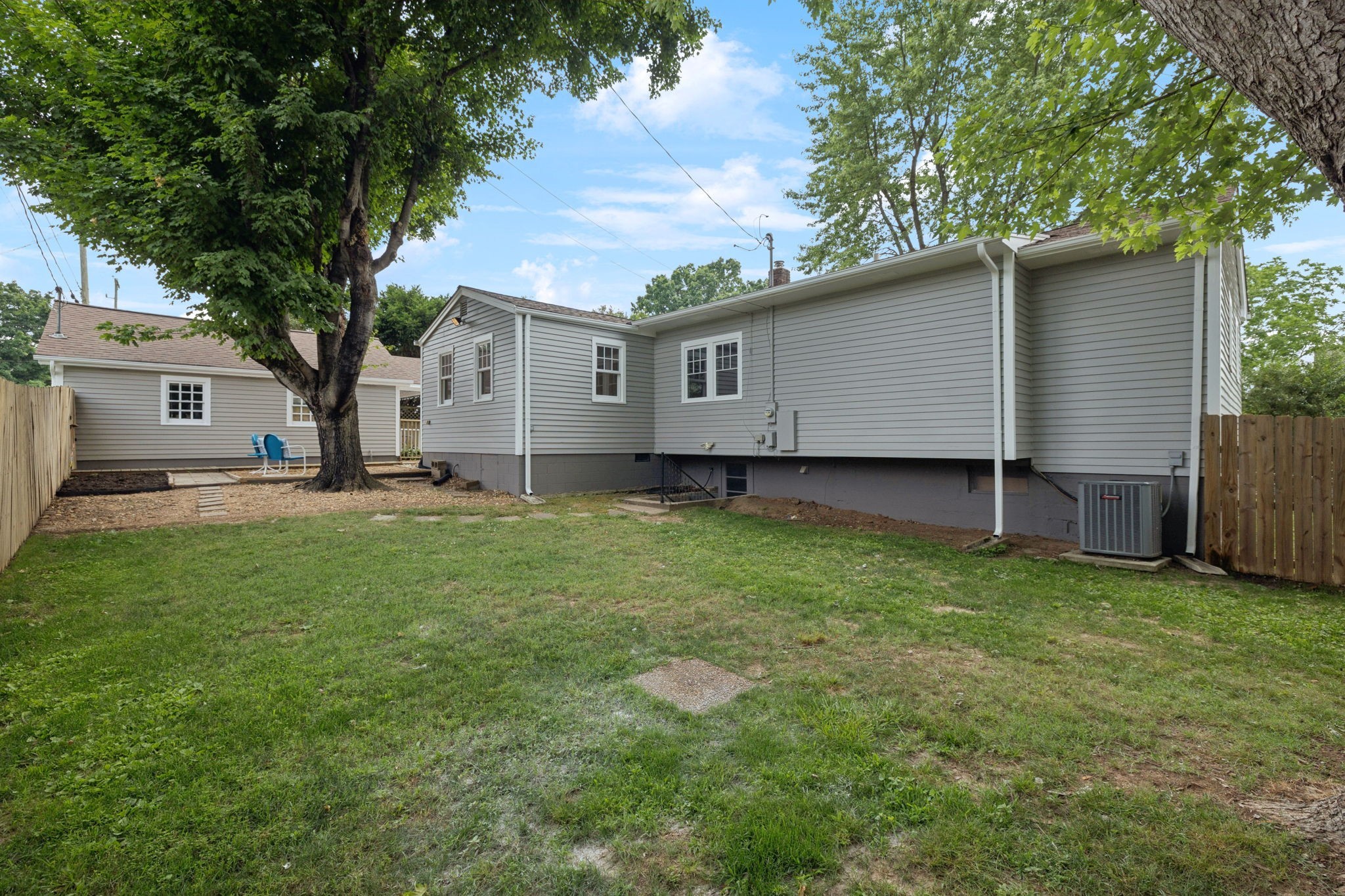 405 Lawrence Street Old Hickory, TN 37138 - Photo 36 of 52 a view of a backyard with a large tree