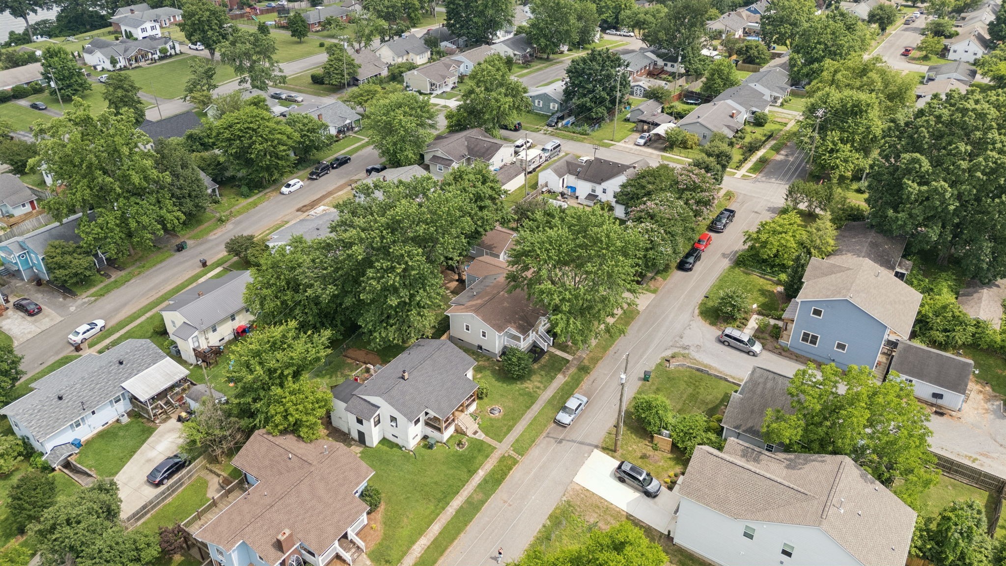 405 Lawrence Street Old Hickory, TN 37138 - Photo 49 of 52 an aerial view of residential houses with outdoor space