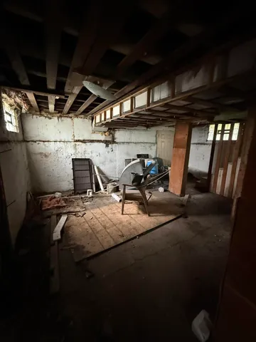 a view of room with gym equipment