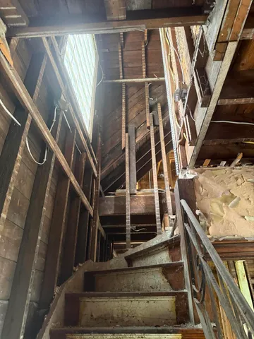 a view of a backyard of a house