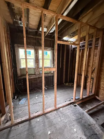 a view of a room with chairs