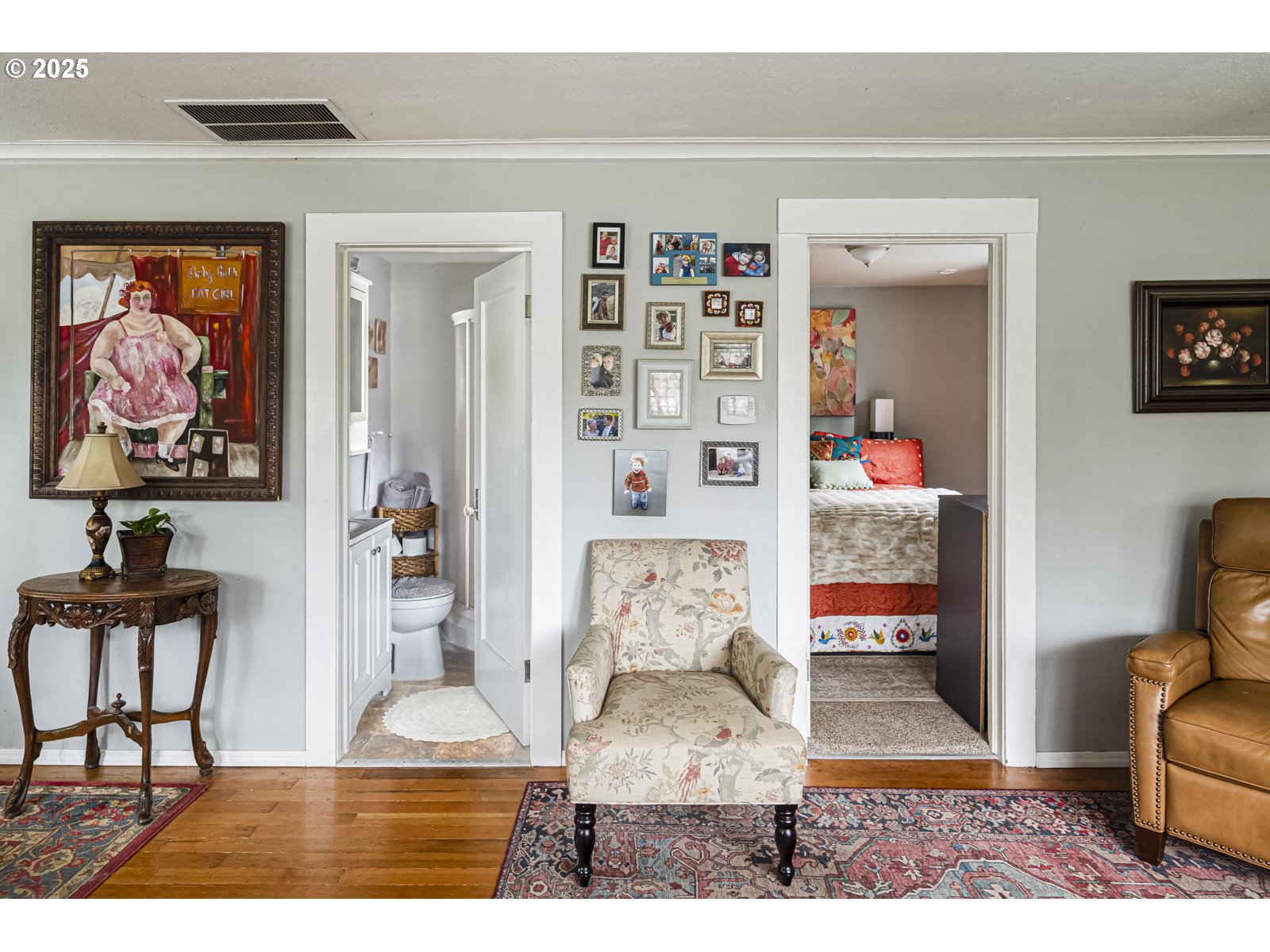 6125 Southeast 138th Place Portland, OR 97236 - Photo 16 of 32 a living room with furniture and wooden floor