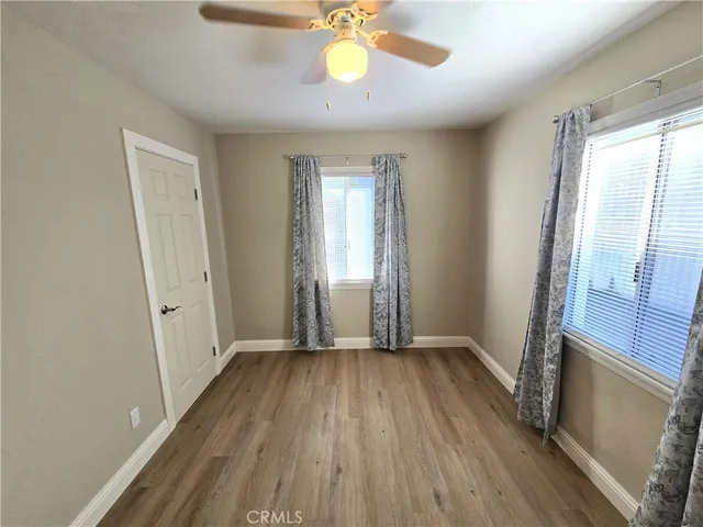 a backyard of a house