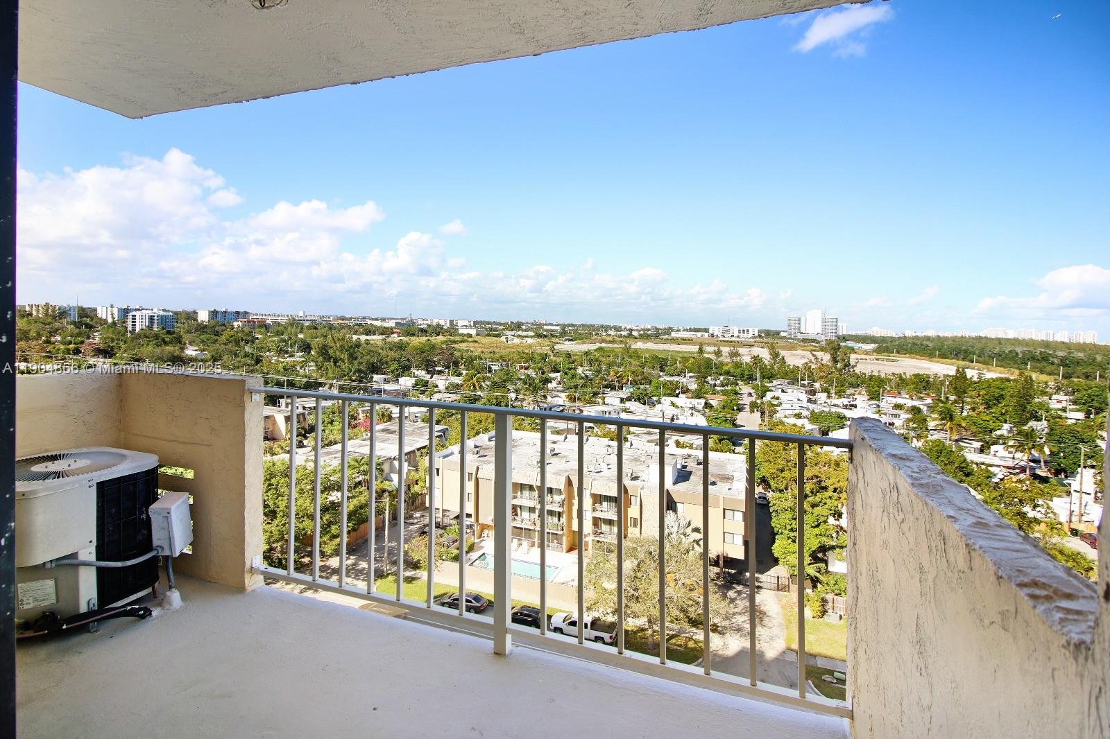 2350 Northeast 135th Street, Unit 1111 North Miami, FL 33181 - Photo 7 of 21 a view of balcony with city view