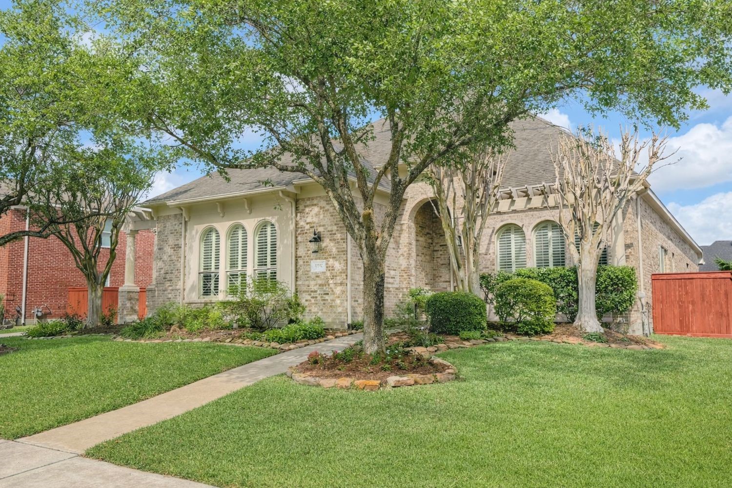 Nestled on a quiet interior cul-de-sac with direct access to neighborhood trails, this beautifully maintained single-story home offers 4 bedrooms plus a private study, 3.5 baths, and a 3-car garage.