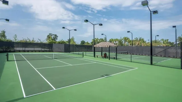 a view of a tennis court