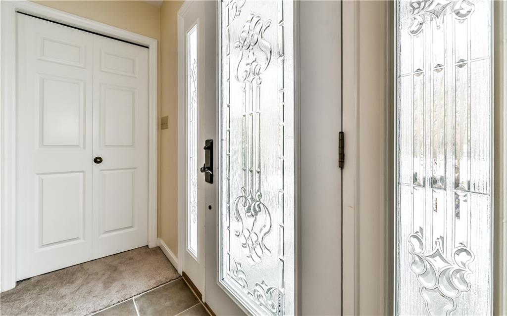 676 Deer Creek Road Valencia, PA 16059 - Photo 3 of 25 Beautiful glass Front Door and sidelights with Entry closet.