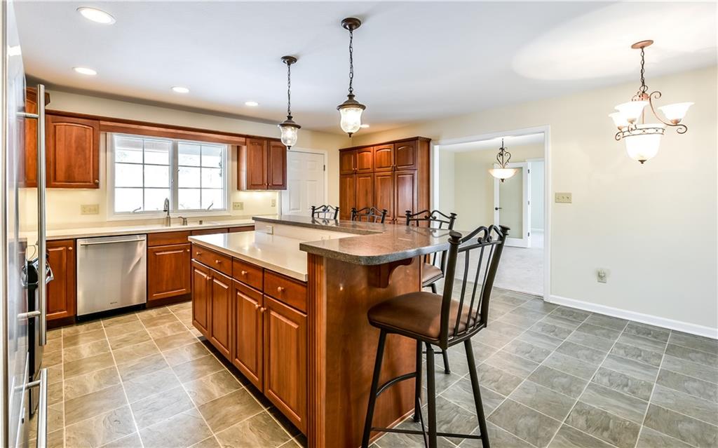 676 Deer Creek Road Valencia, PA 16059 - Photo 8 of 25 View of Kitchen from doorway to Family Room and door to Basement