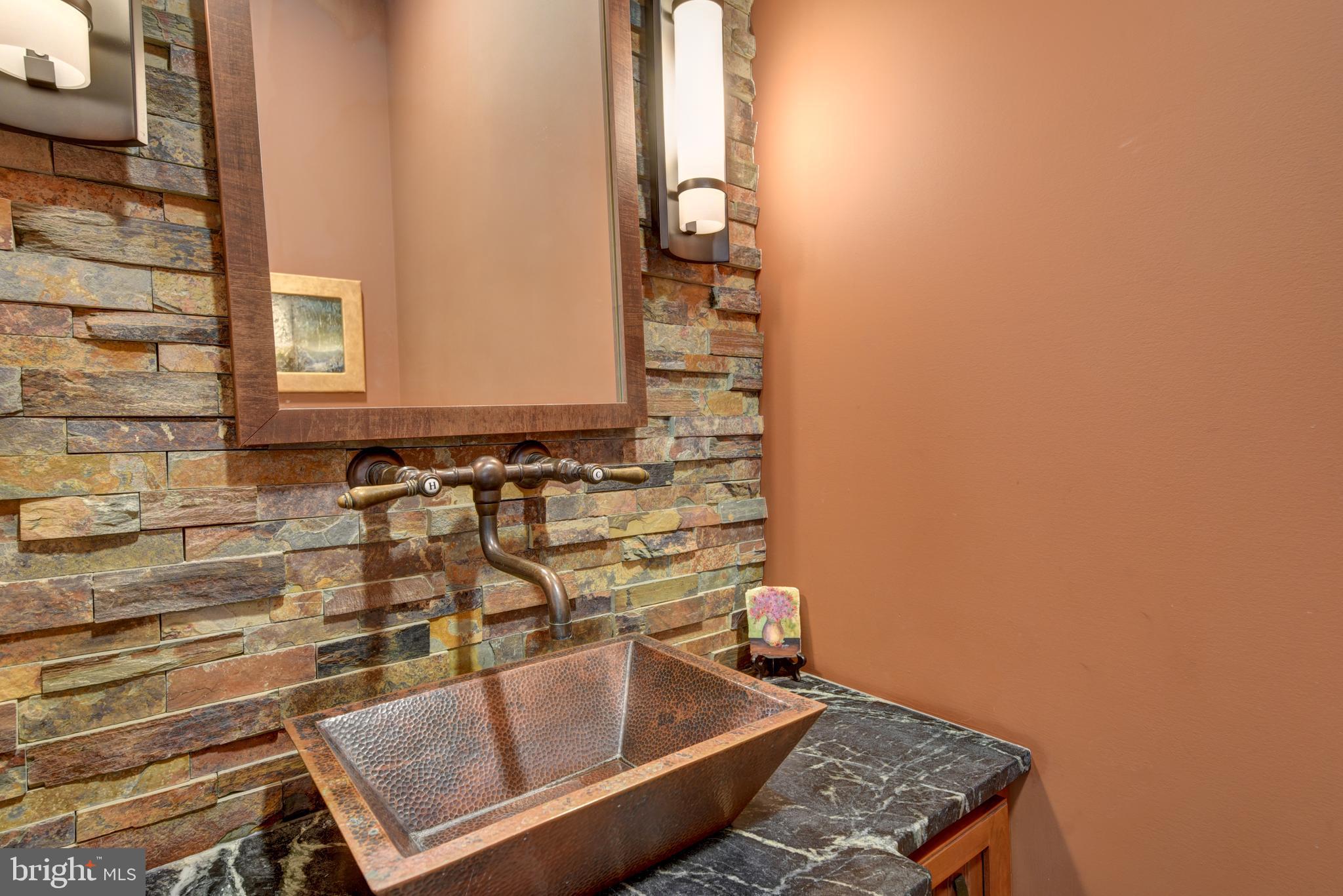 Tranquility Road Purcellville, VA 20132 - Photo 10 of 84 Half Bath with Soapstone Counters and Copper Sink
