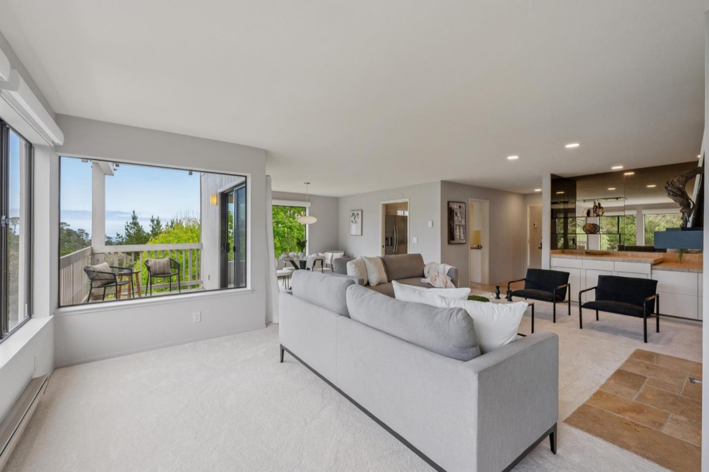 8 Shepherds Knoll Pebble Beach, CA 93953 - Photo 6 of 47 a living room with furniture and a large window