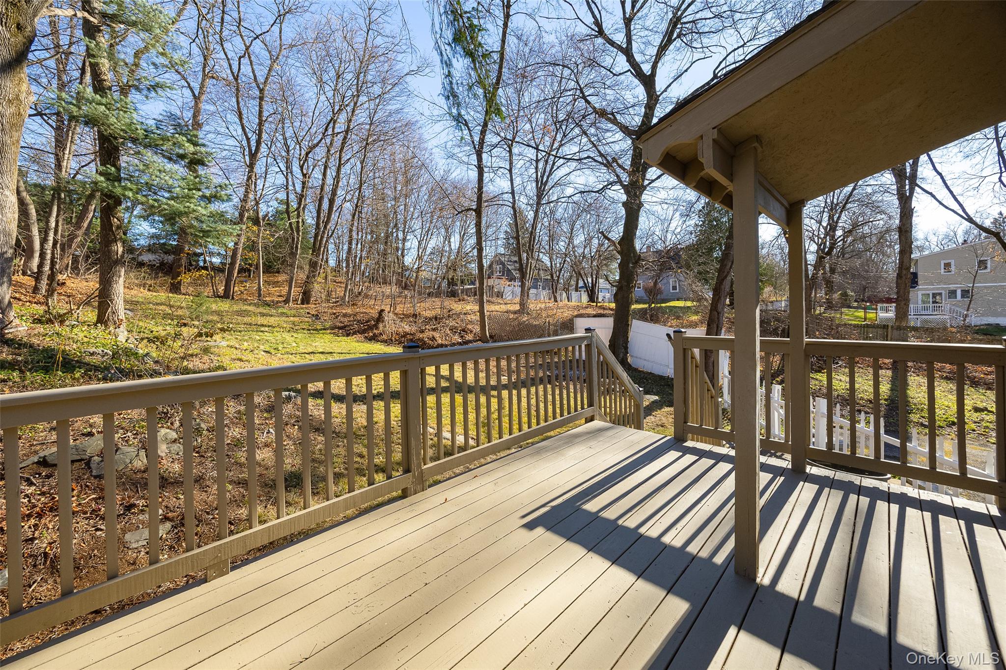 4 Walnut Street Poughkeepsie, NY 12601 - Photo 24 of 26 a view of a balcony with wooden floor