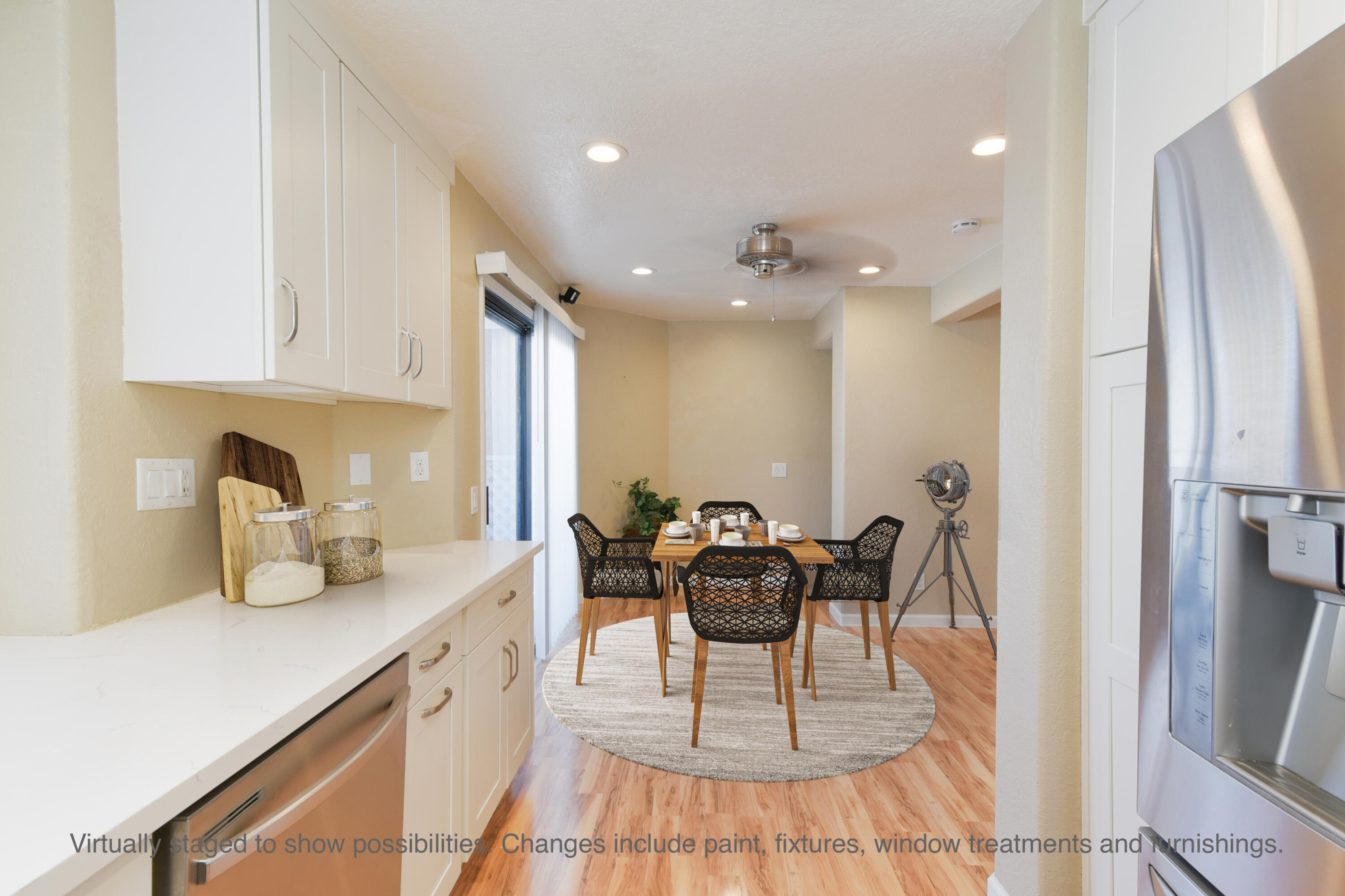 278 South Seneca Circle, Unit 47 Anaheim, CA 92805 - Photo 4 of 29 a view of dining table chairs and entryway