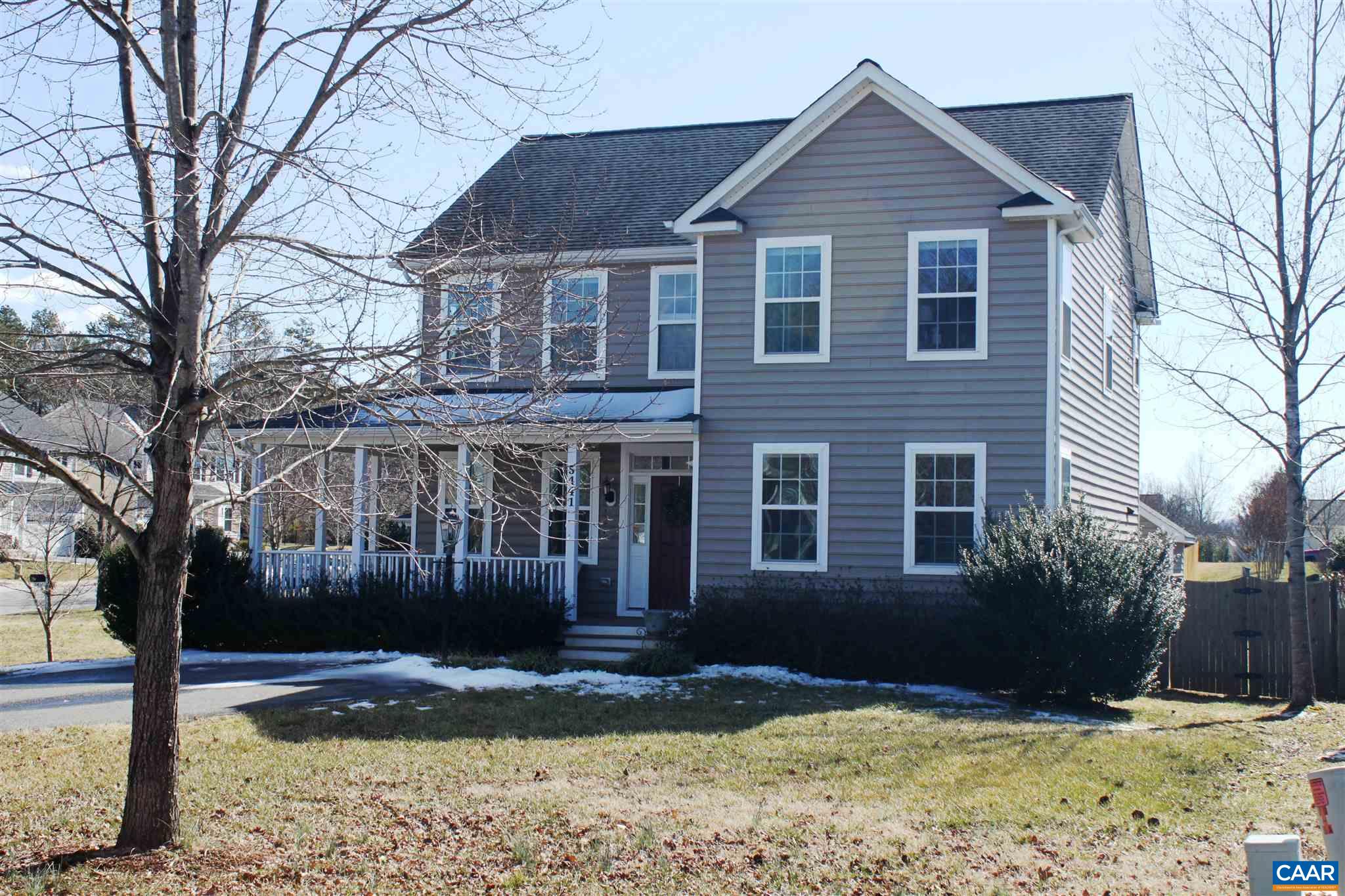5441 Park Road Crozet, VA 22932 - Photo 1 of 30 a view of a brick house next to a yard with large trees