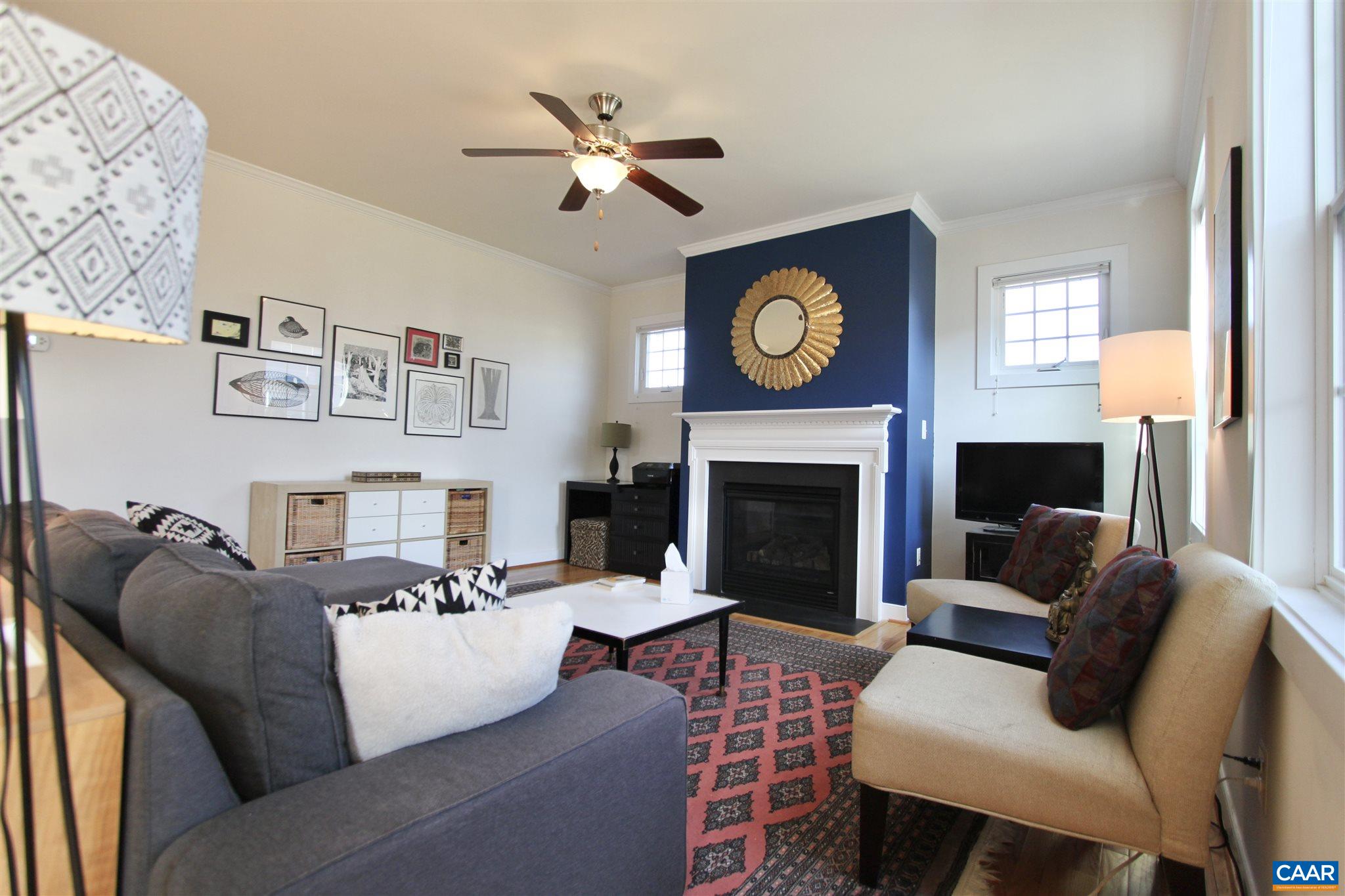5441 Park Road Crozet, VA 22932 - Photo 5 of 30 a living room with furniture and a fireplace