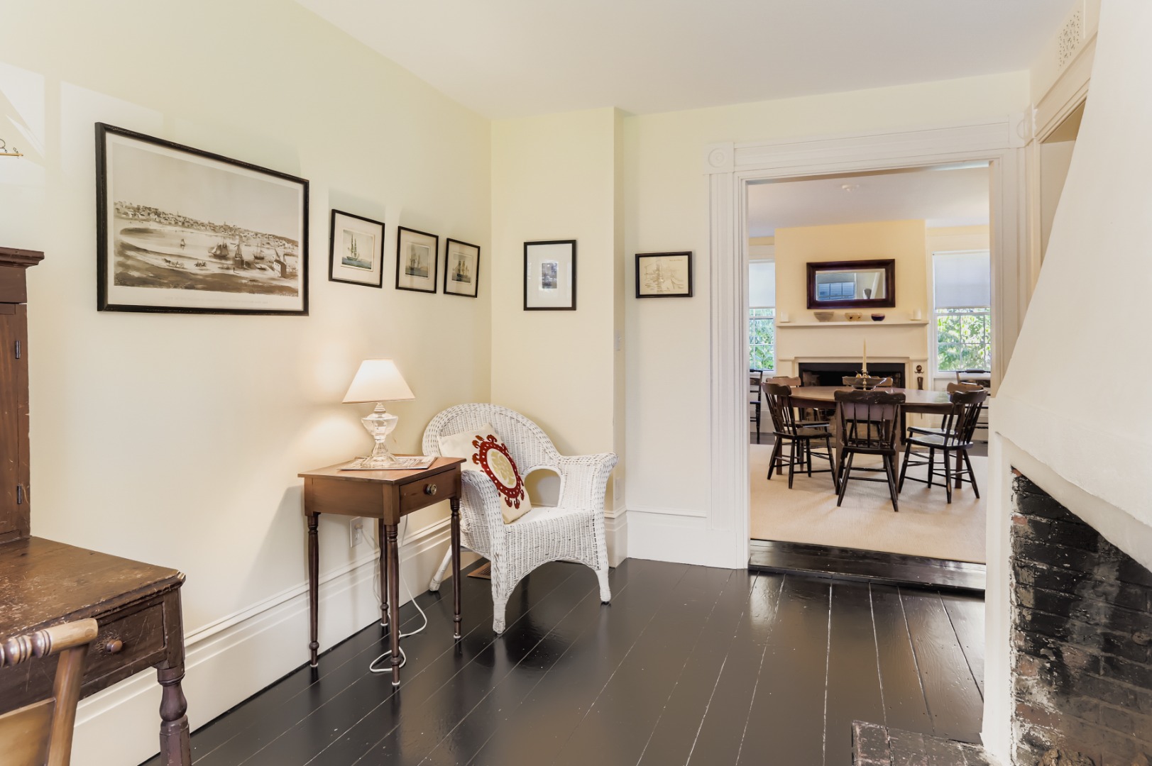 27 Spring Street Vineyard Haven, MA 02568 - Photo 29 of 59 a view of a livingroom with furniture and workspace