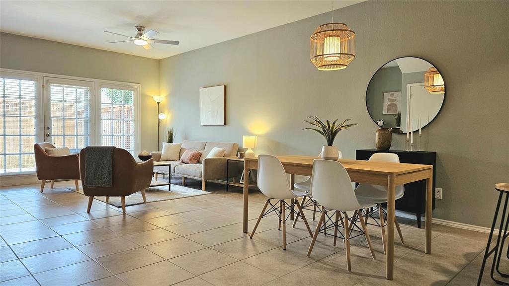 5859 Frankford Road, Unit 603 Dallas, TX 75252 - Photo 4 of 20 Open Dining & Living area