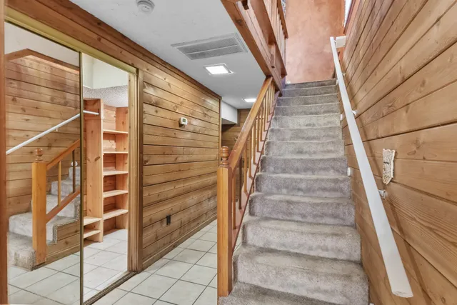 a view of entryway with staircase