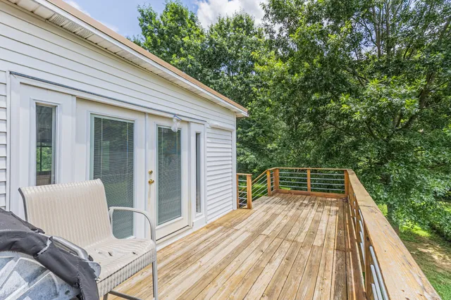 a view of a roof deck