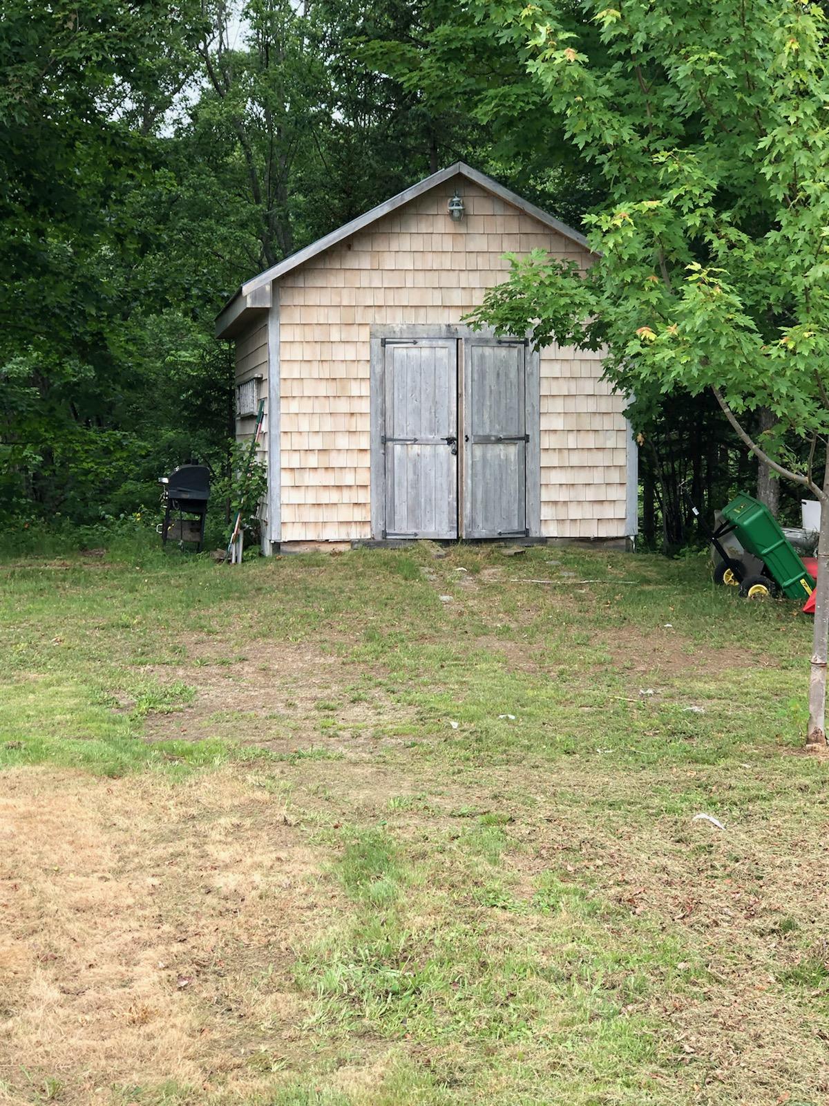 7 River Road Oquossoc, ME 04964 - Photo 9 of 13 large storage shed
