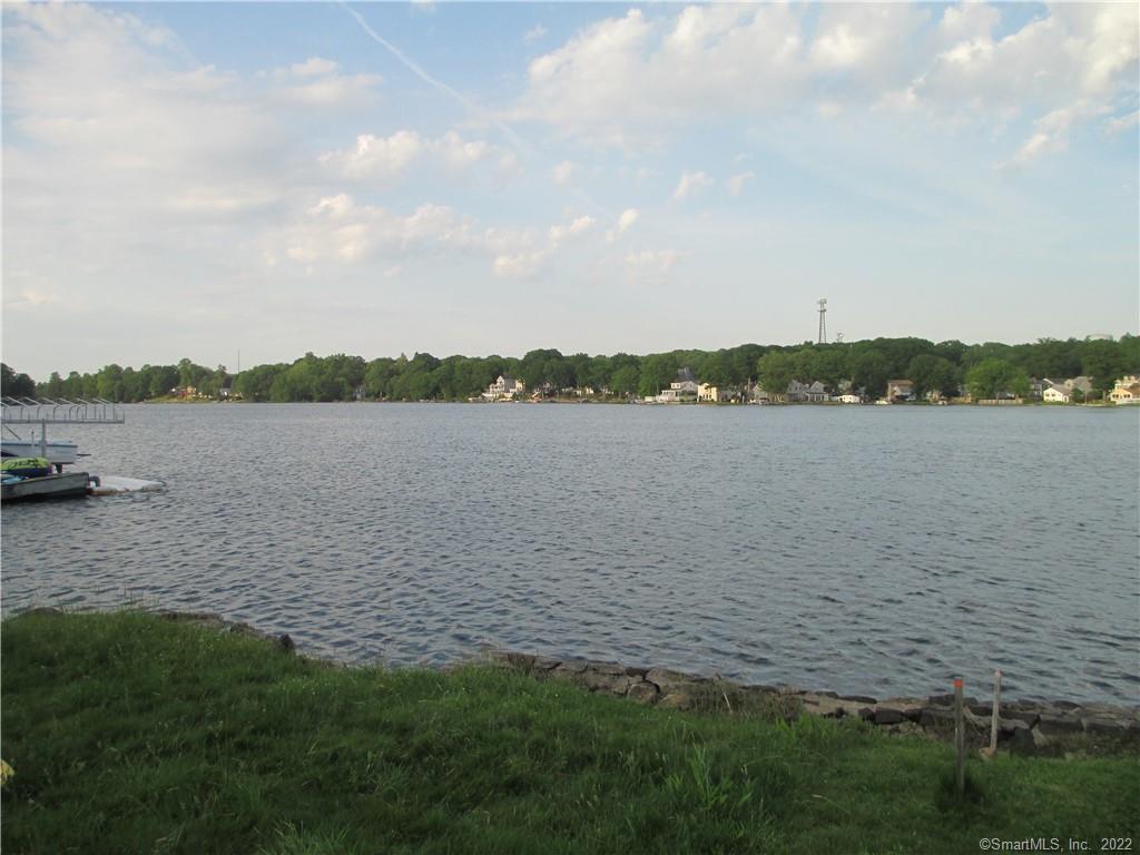 a view of lake from a yard