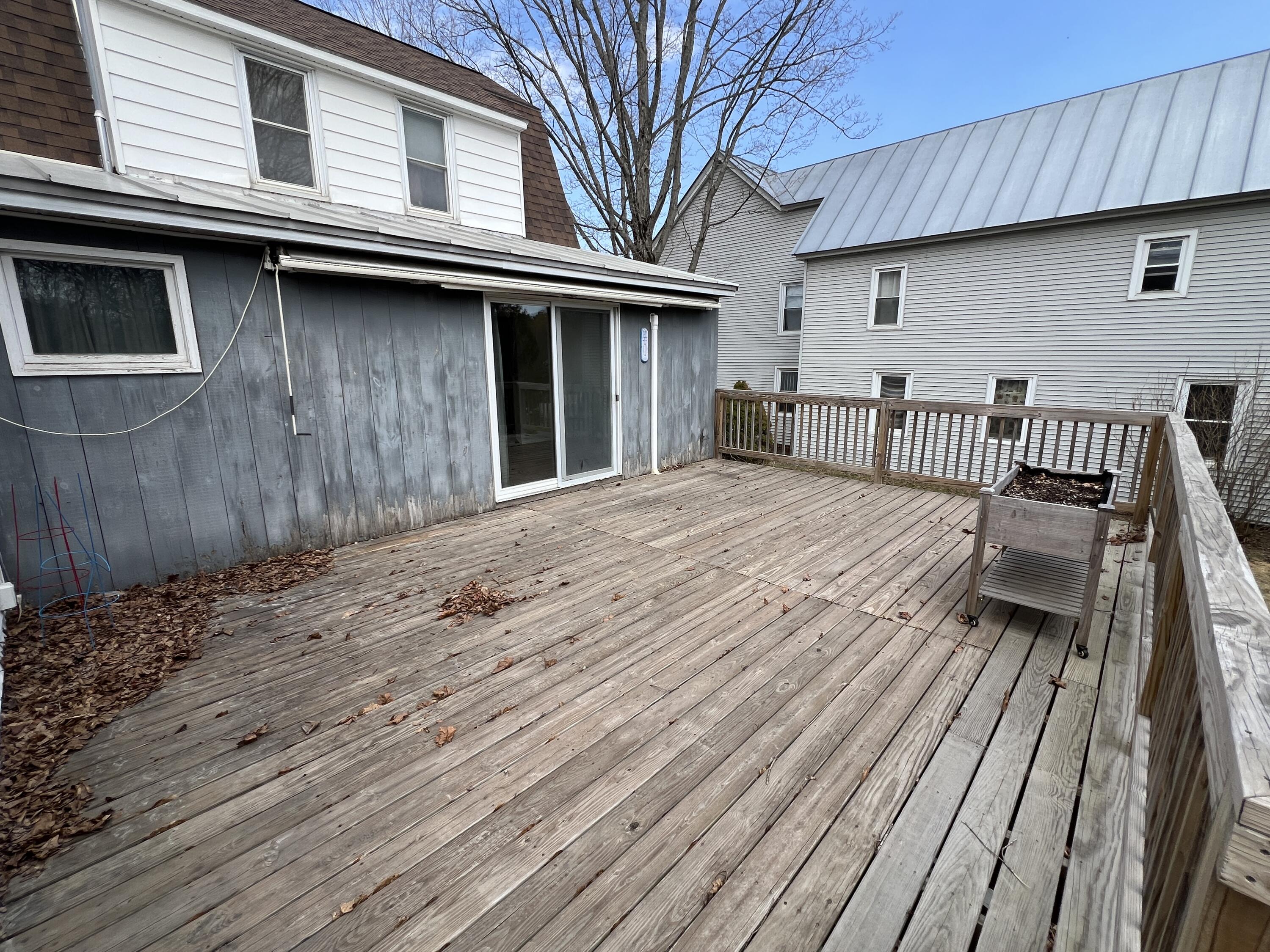 36 Main Street Oakland, ME 04963 - Photo 3 of 14 Back deck