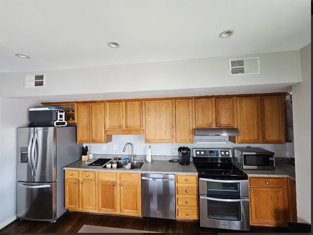 a view of outdoor space and deck
