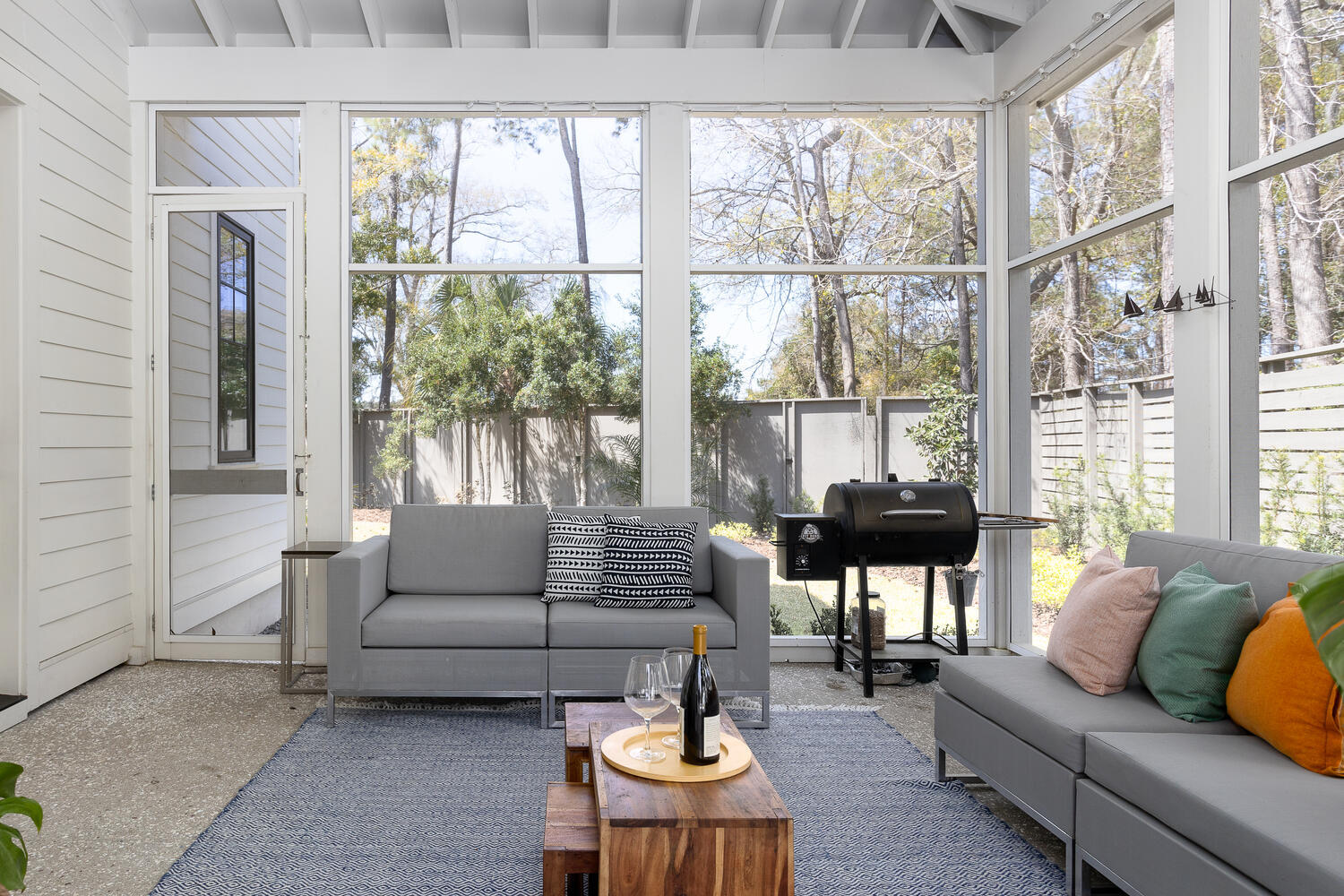 2421 Old Georgetown Road Mount Pleasant, SC 29466 - Photo 21 of 56 Screened Porch and Fenced yard