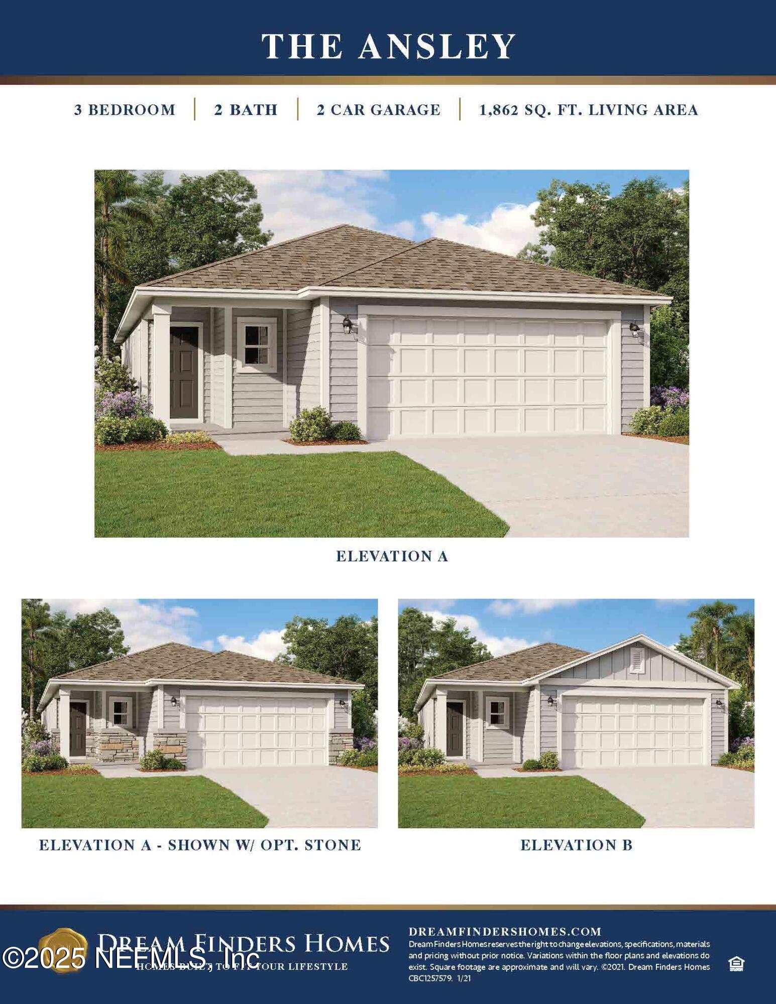 271 Pinzon Place St. Augustine, FL 32095 - Photo 2 of 32 Ansley Elevation