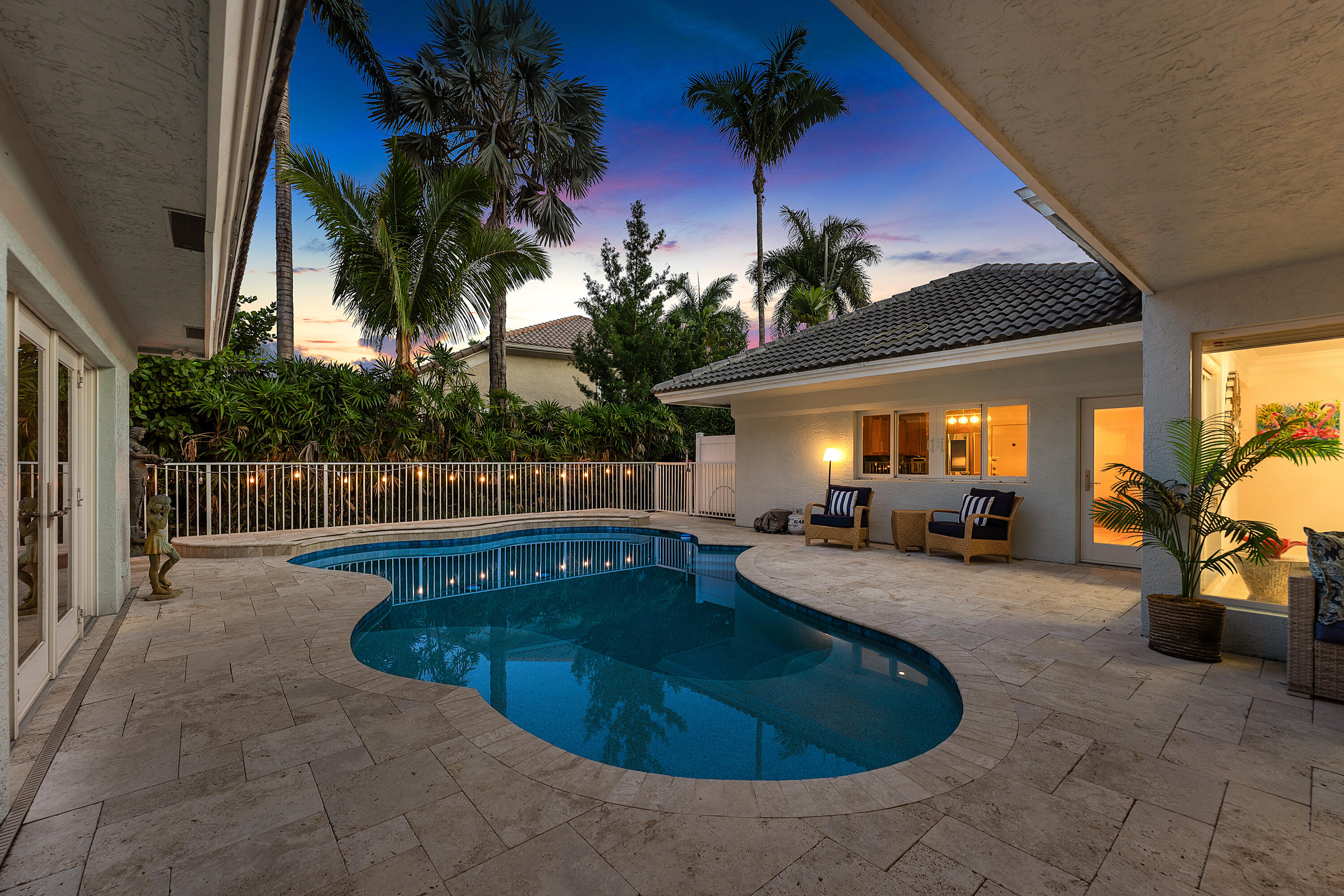 12108 Odyssey Road Boynton Beach, FL 33436 - Photo 30 of 50 Pool Night View