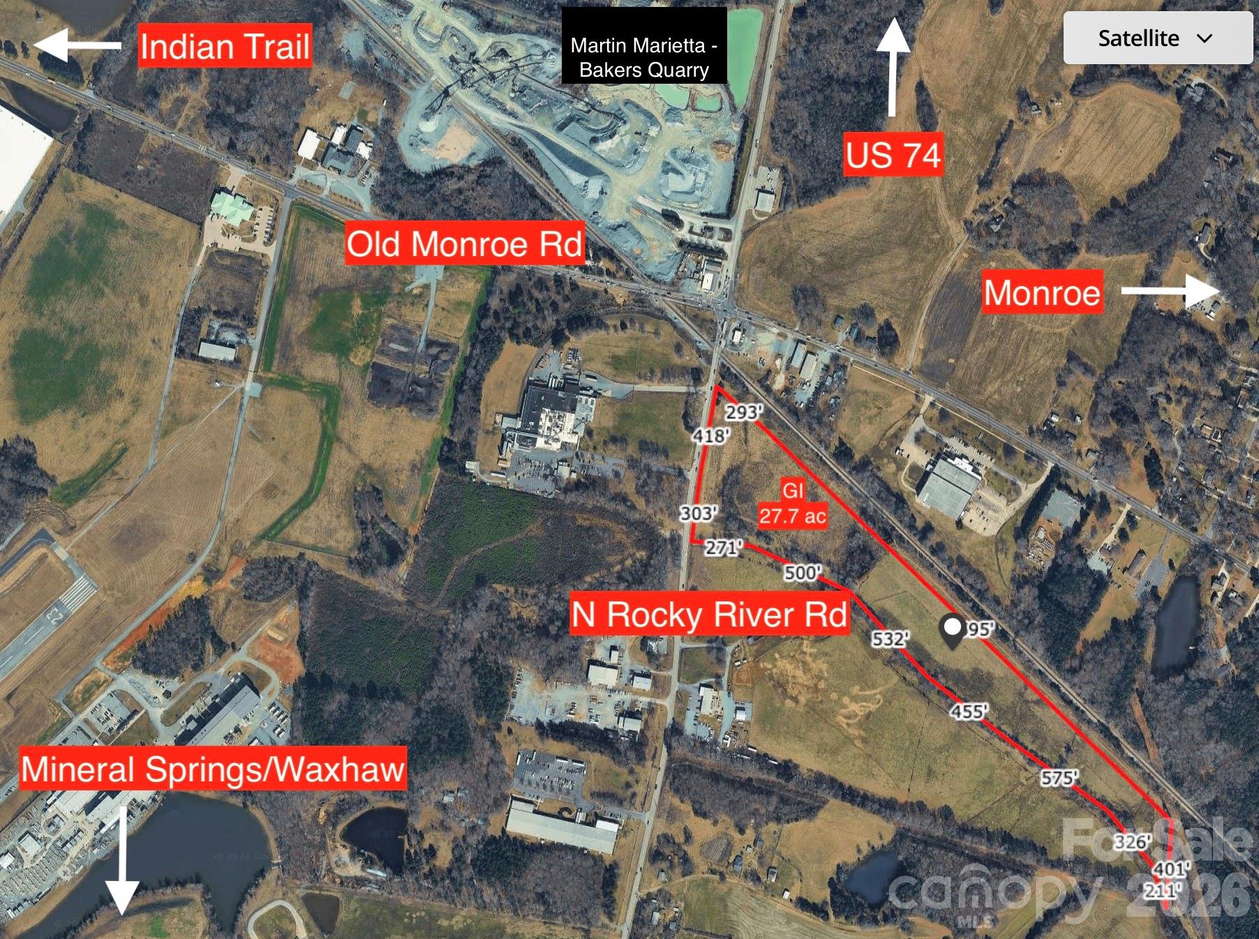 0 North Rocky River Road North Monroe, NC 28110 - Photo 1 of 4