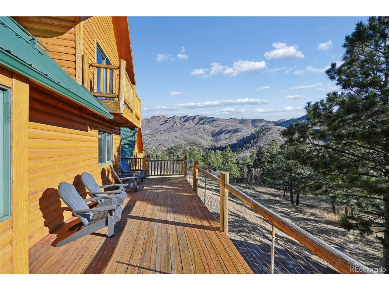 7415 West Highway 24 Cascade, CO 80809 - Photo 28 of 45 a view of balcony with furniture