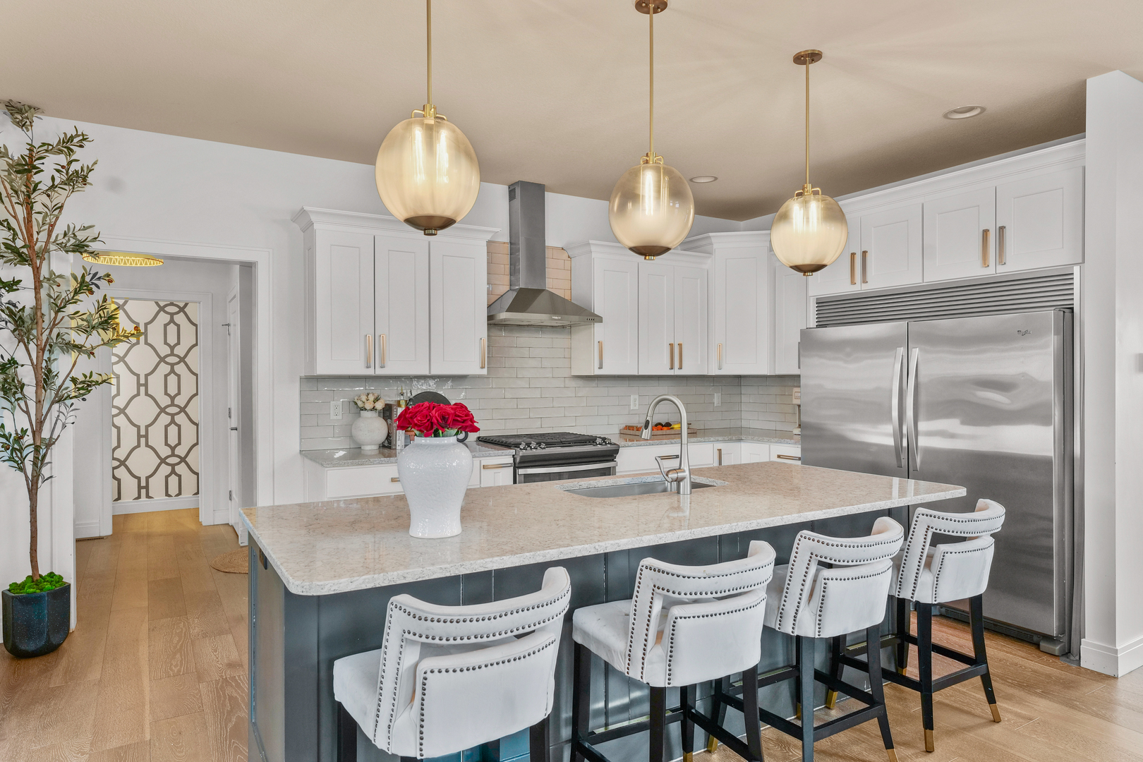 3901 Freedom Boulevard Champaign, IL 61822 - Photo 17 of 55 a kitchen with a dining table and chairs