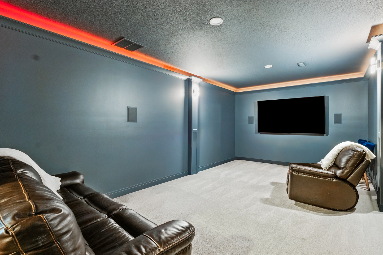 3901 Freedom Boulevard Champaign, IL 61822 - Photo 49 of 55 a projector room with a couch