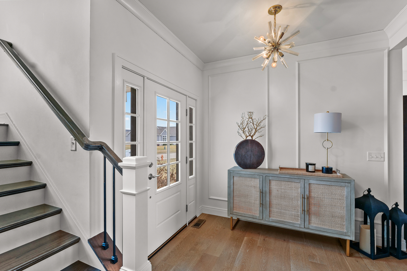3901 Freedom Boulevard Champaign, IL 61822 - Photo 7 of 55 a view of entryway and hall with wooden floor