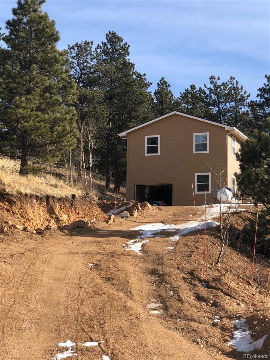 217 Bishop Road Bailey, CO 80421 - Photo 2 of 15 a view of a house with a yard covered in snow