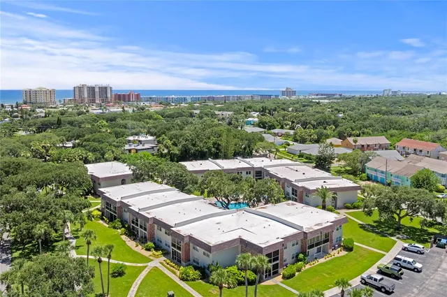 a view of a city from a terrace