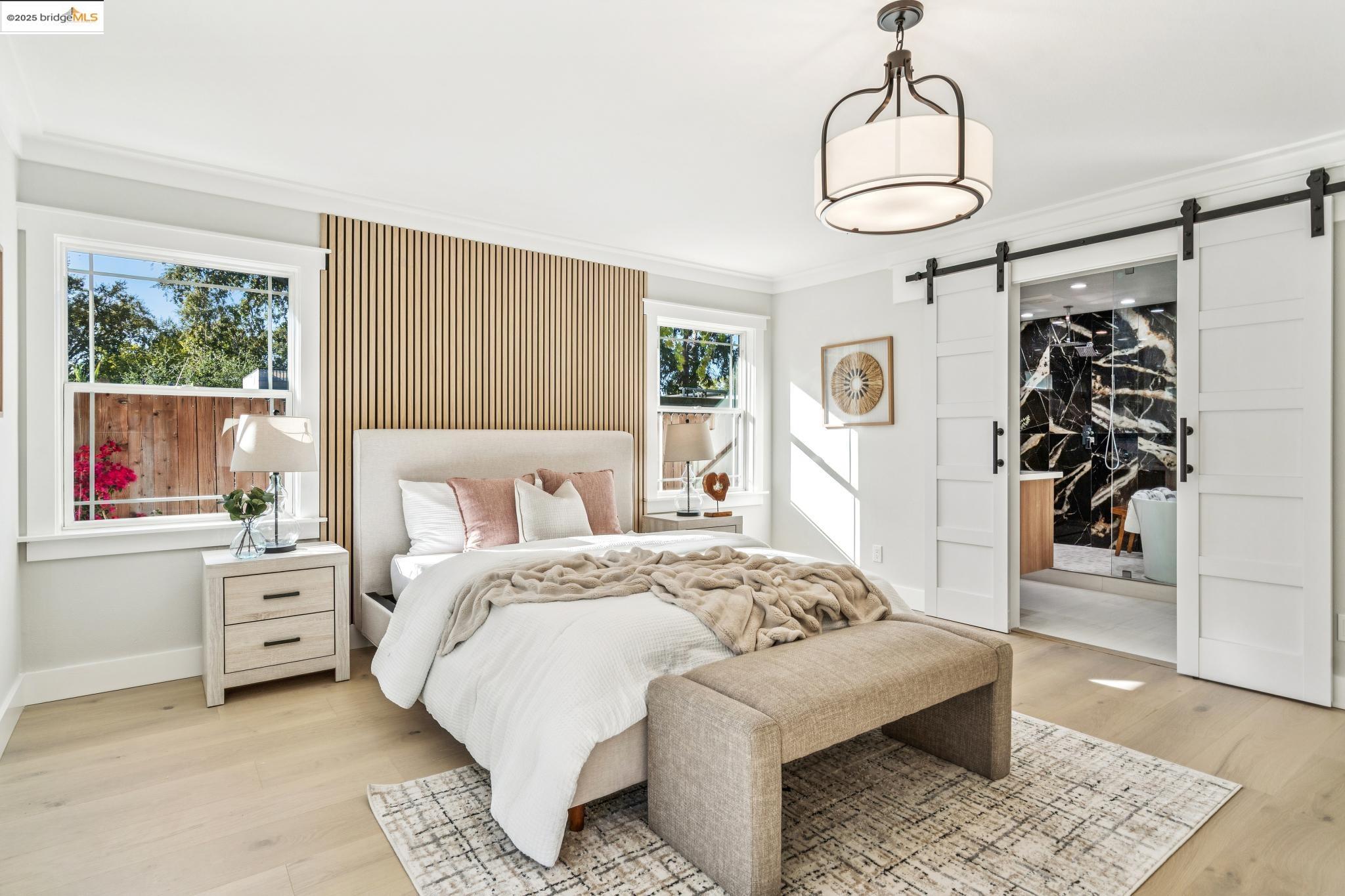 1333 Milton Avenue Walnut Creek, CA 94596 - Photo 21 of 59 a bedroom with a bed and a window