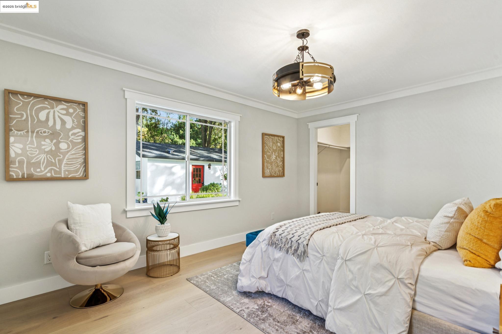 1333 Milton Avenue Walnut Creek, CA 94596 - Photo 24 of 59 a bedroom with a bed and a window