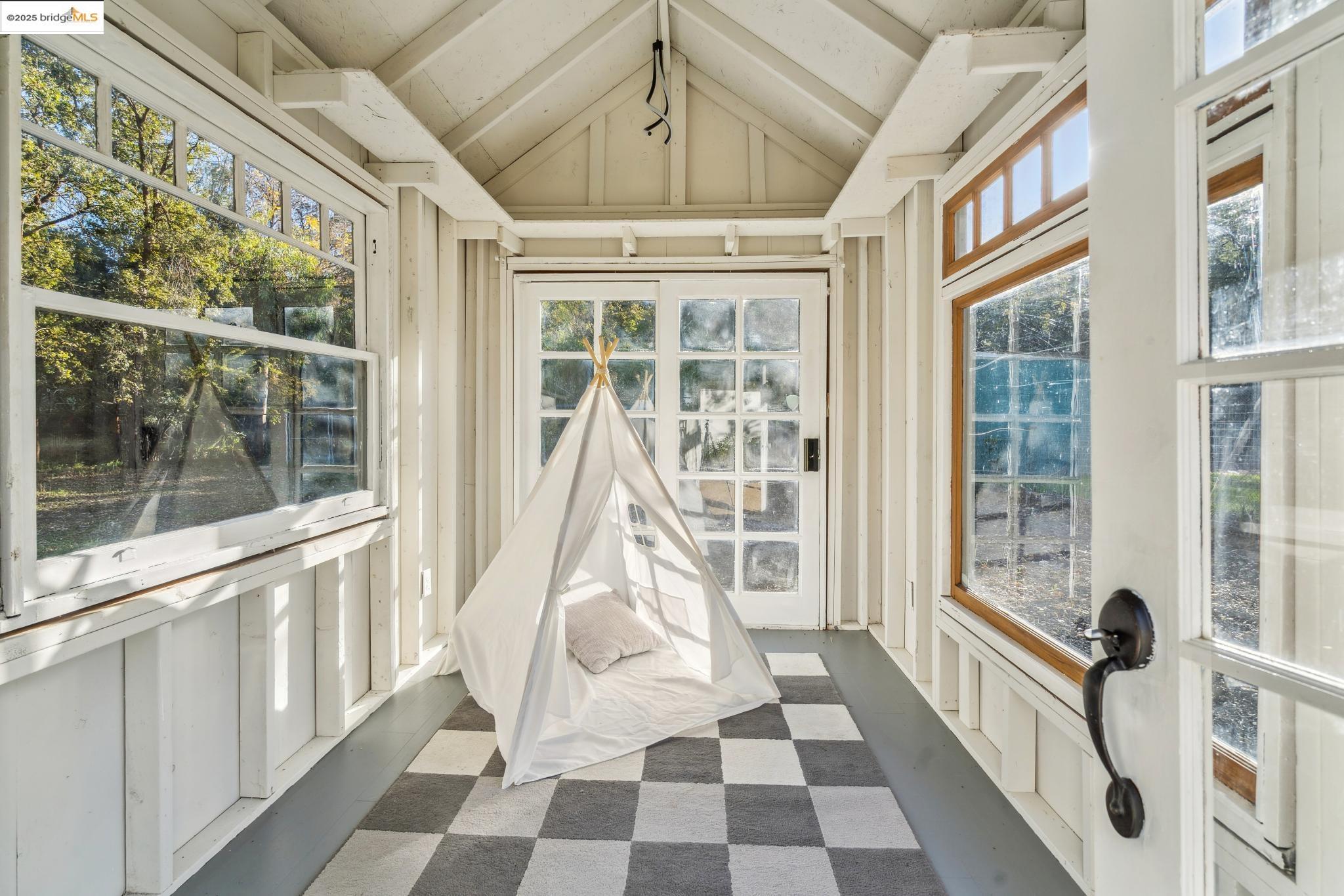 1333 Milton Avenue Walnut Creek, CA 94596 - Photo 46 of 59 Unfurnished sunroom featuring tile patterned floors