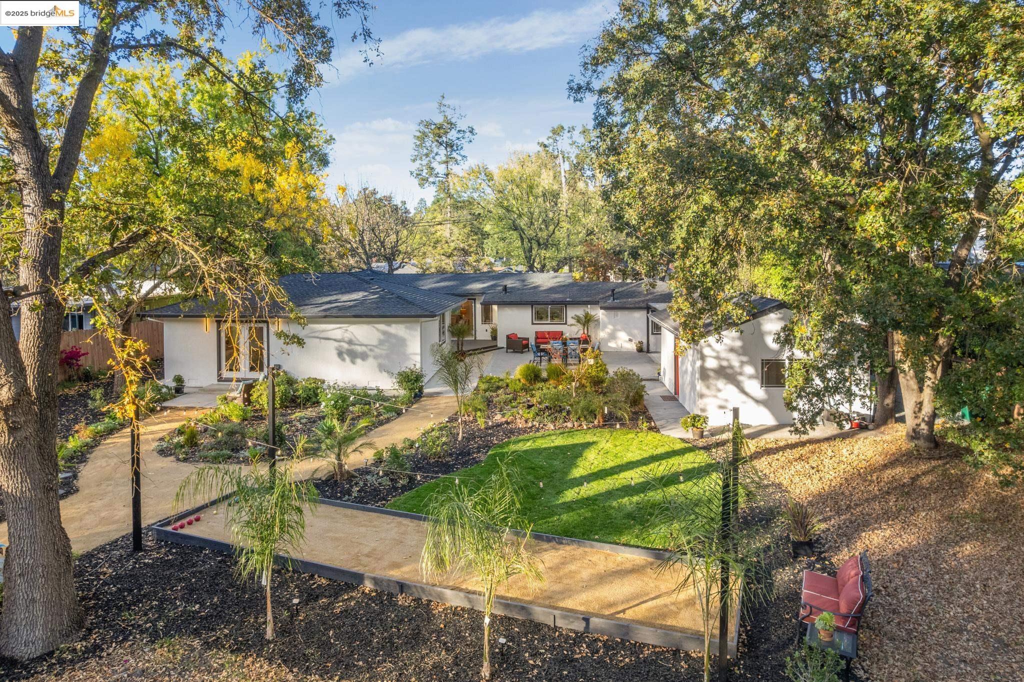 1333 Milton Avenue Walnut Creek, CA 94596 - Photo 49 of 59 a view of a house with a yard