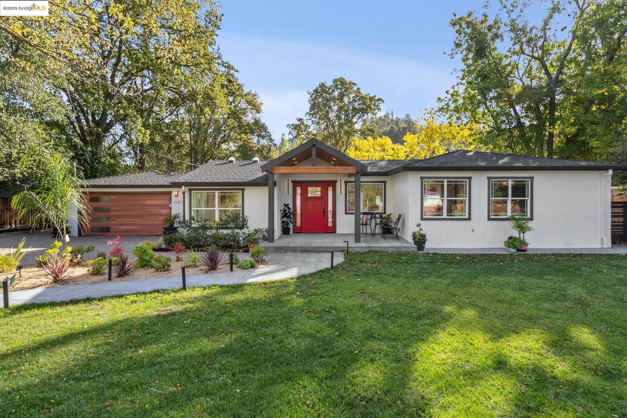 1333 Milton Avenue Walnut Creek, CA 94596 - Photo 57 of 59 a front view of house with yard and outdoor seating