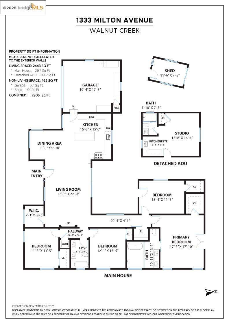 1333 Milton Avenue Walnut Creek, CA 94596 - Photo 58 of 59 View of room layout
