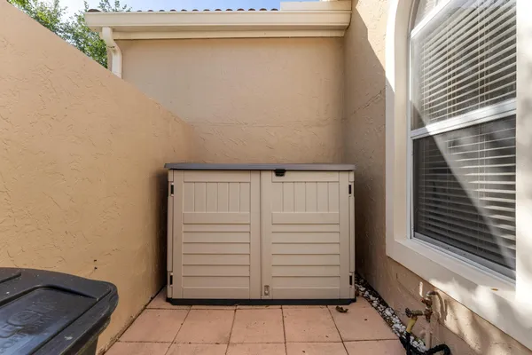 a view of storage and utility room