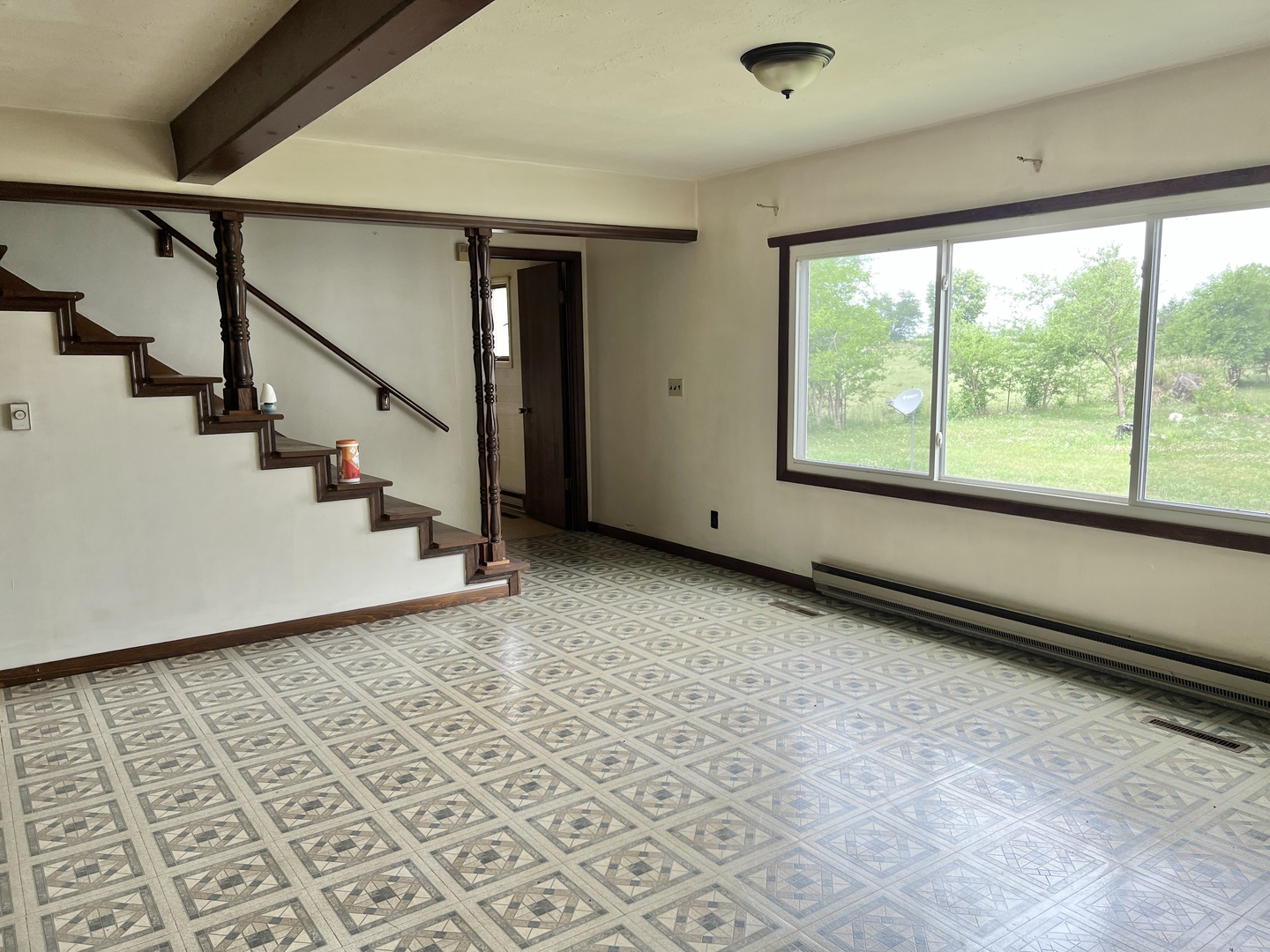 20747 Moline Road Lyndon, IL 61261 - Photo 14 of 32 wooden floor in an empty room with a window