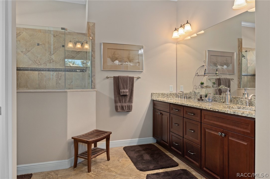 2015 North Rhodes Point Hernando, FL 34442 - Photo 22 of 82 The generous Primary Bath features a Double Vanity and sinks with generous storage.